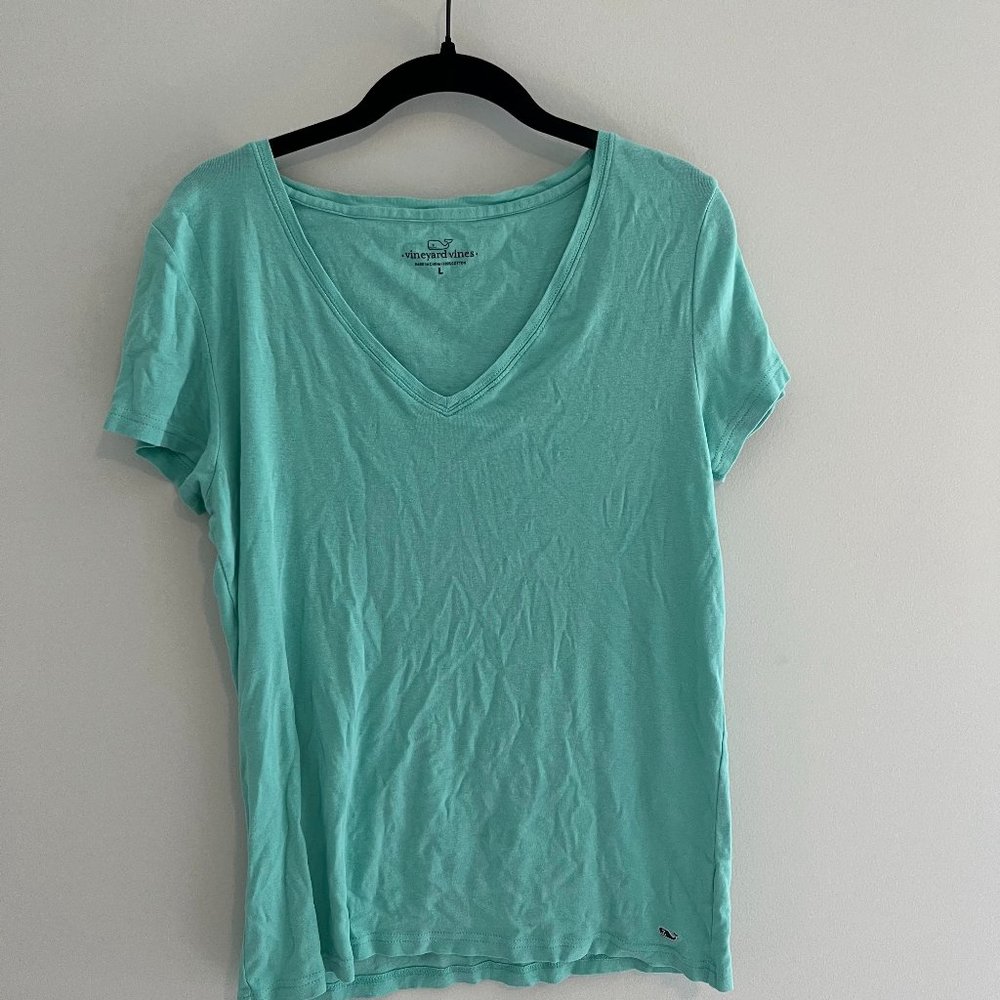 Vinyard Vines V Neck T Shirt